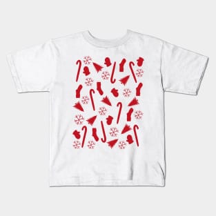 Happy New Year Holiday Vibes Pattern Kids T-Shirt